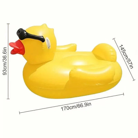 Giant Inflatable Rubber Duck Pool Float – 170cm