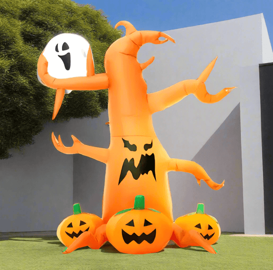 Giant Tree Inflatable with Ghost and Pumpkins - 200cm