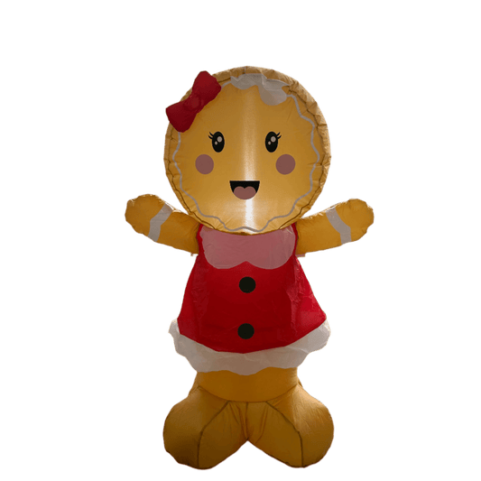 Gingerbread Girl Inflatable - 120cm