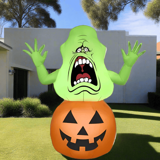 Green Slimmer Headed Pumpkin Ghost - 150cm