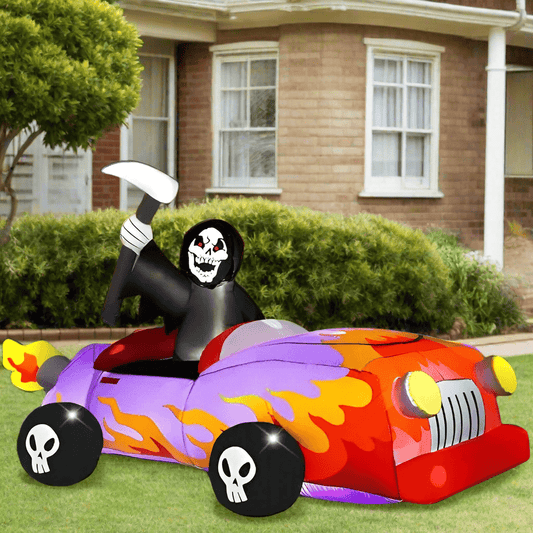 Grim Reaper Hot Rod Inflatable - 240cm