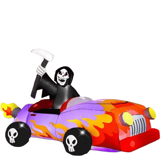 Grim Reaper Hot Rod Inflatable - 240cm