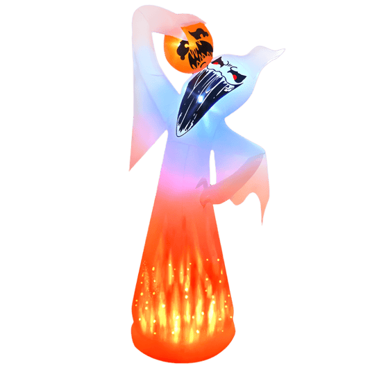 Halloween Ghost Reaper with Pumpkin - 300cm