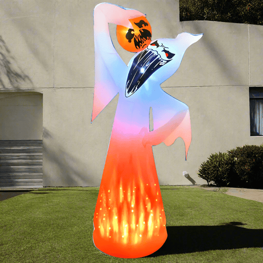 Halloween Ghost Reaper with Pumpkin - 300cm