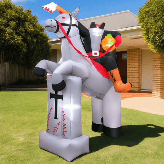 Halloween Headless Horseman Inflatable - 244cm