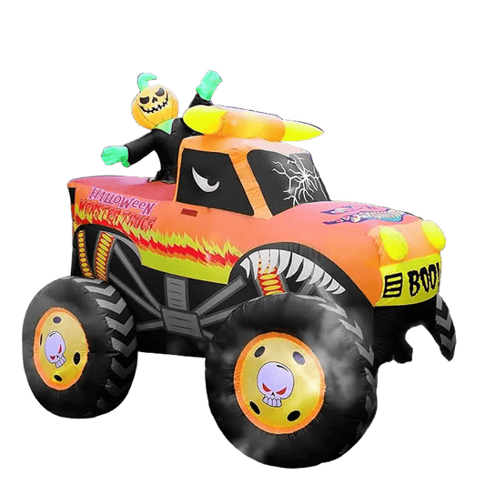 Halloween Monster's Monster Truck Inflatable - 240cm