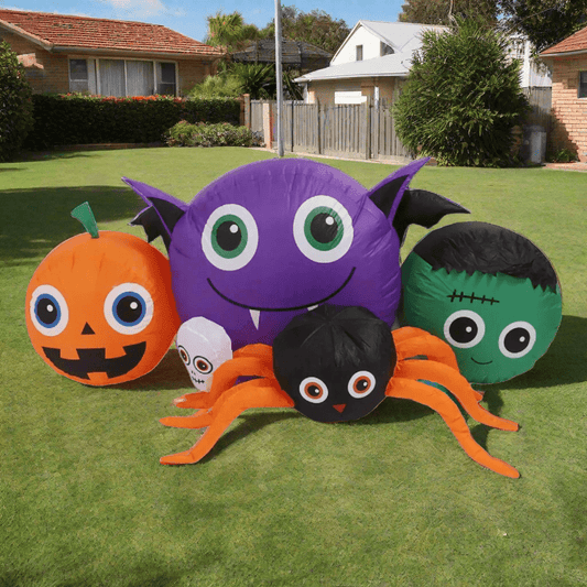Haunted Pumpkin and Spider Crew - 180cm