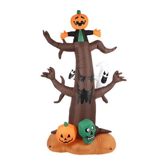 Haunted Tree with Ghosts & Pumpkin Inflatable – 240cm