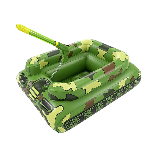 Inflatable Pool Tank Float with Auto Water Cannon – 135cm