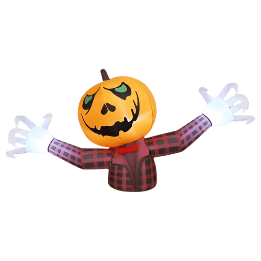 Pumpkin Scarecrow Inflatable - 120cm