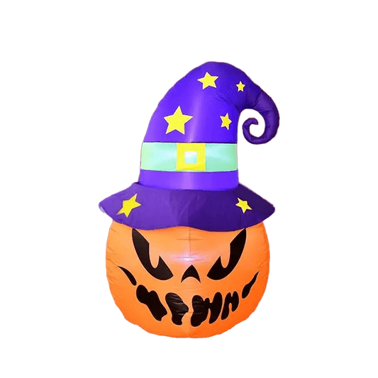 Pumpkin Witch Hat Inflatable - 150cm