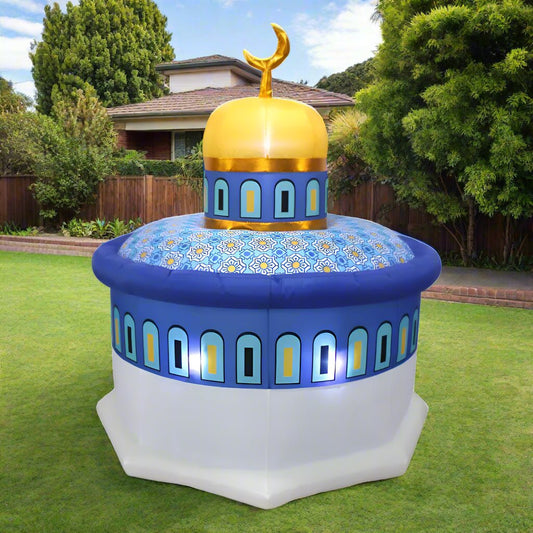 Ramadan Beautiful Blue Mosque Dome Inflatable - 180cm