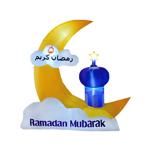 Ramadan Crescent and Mosque Inflatable - 180cm