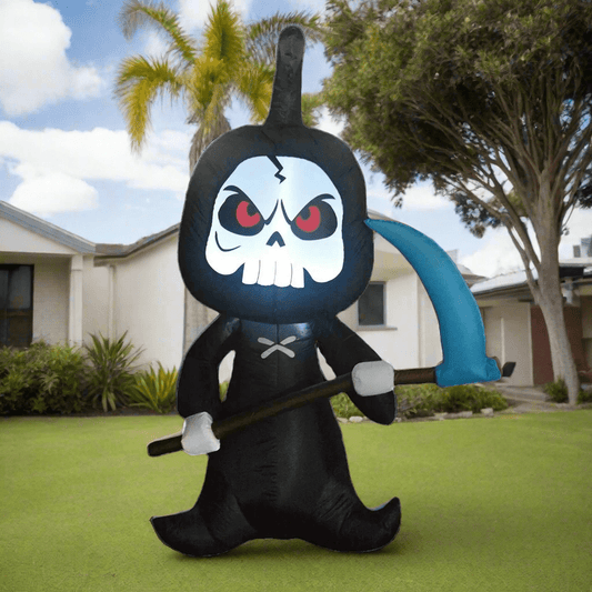 Red Eyed Grim Reaper Inflatable - 180cm