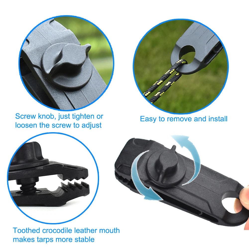 Reusable Clamps for Damaged Inflatable Tether Points