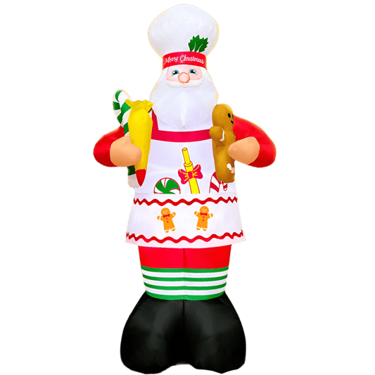 Santa Chef Inflatable - 180cm