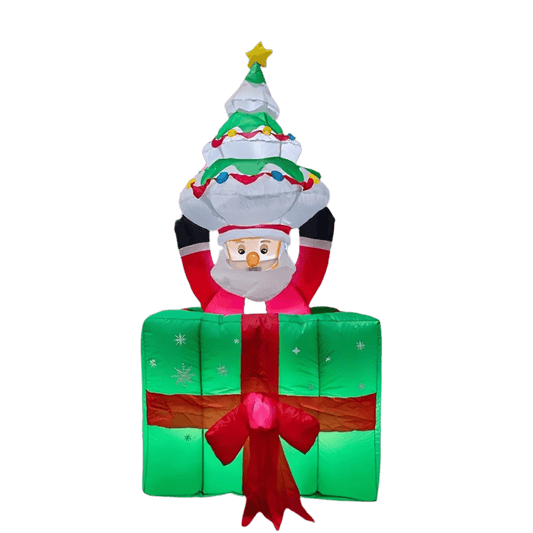 Santa Claus Lift Up and Down Christmas Inflatable - 180cm