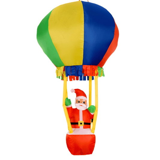 Santa in Hot Air Balloon - 180cm