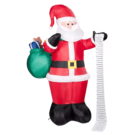 Santas Giant Wishing List Inflatable - 180cm