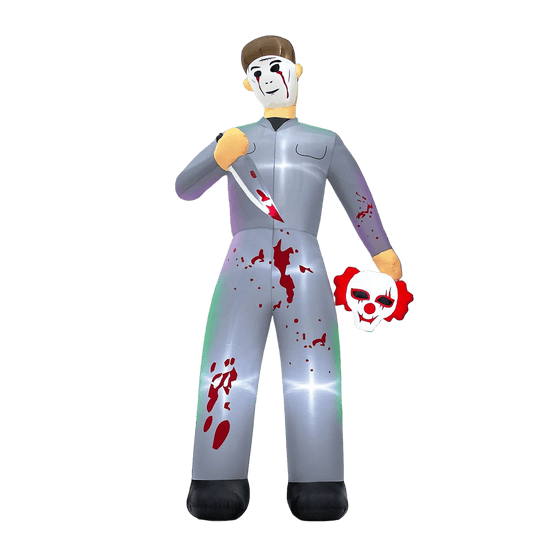 Serial Killer with Severed Head & Knife Inflatable - 300cm
