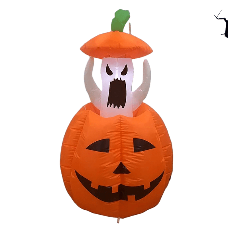Surprise Ghost & Pumpkin Duo Inflatable - 120cm