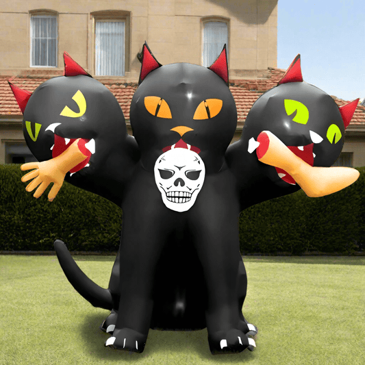 Three - Headed Halloween Cat - 180cm