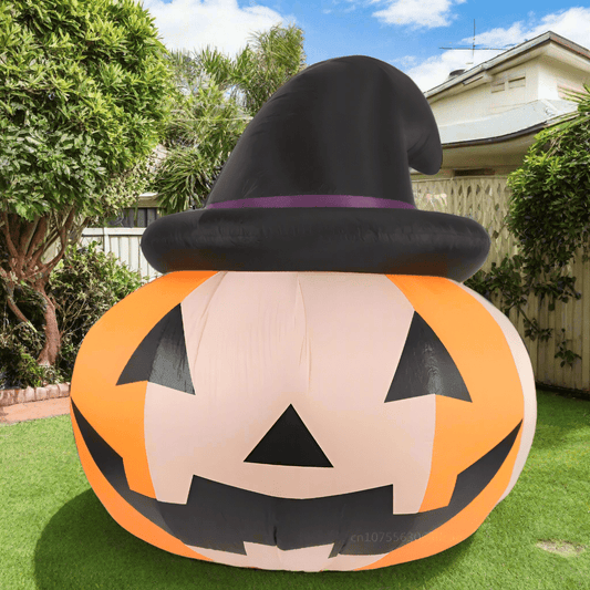 Witch Hat Pumpkin Inflatable - 180cm
