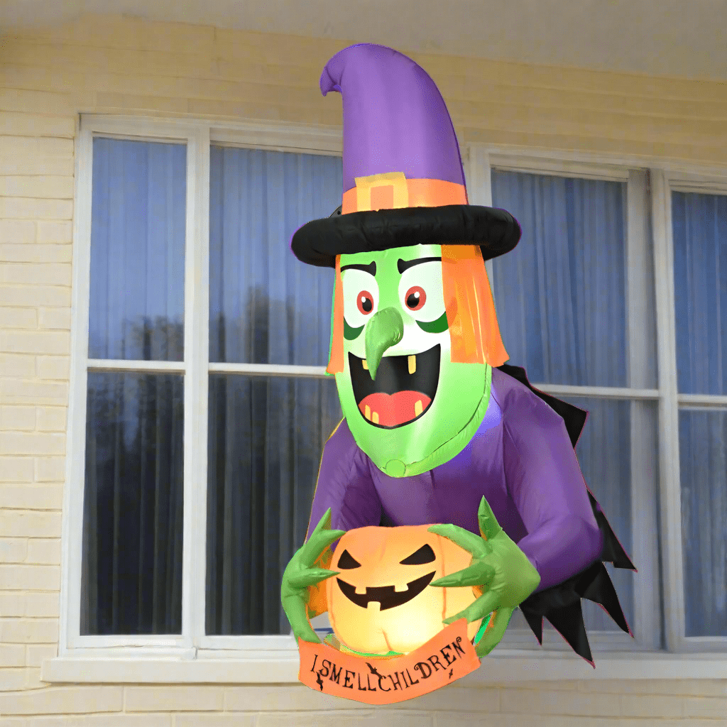Witch with Candy - Holding Pumpkin - 135cm